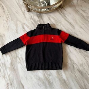 Polo Ralph Lauren black & red sweater toddler